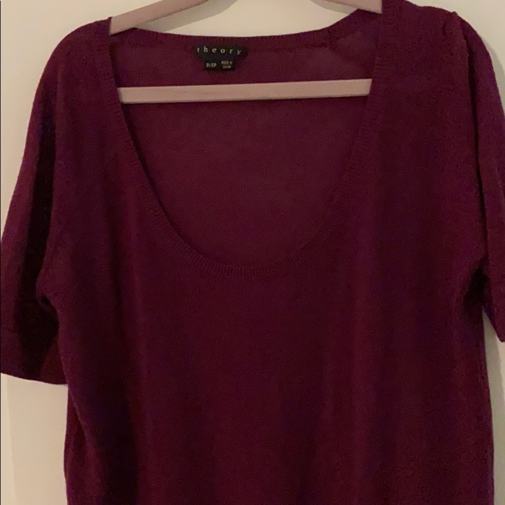 Cashmere Asymmetrical light weight sweater - Picture 3 of 6